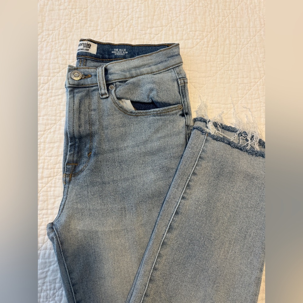 Kenzie Jeans The Allie High Rise Slim Straight Jeans